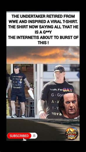 THE UNDERTAKER’S SHIRT MAKES HEADLINES