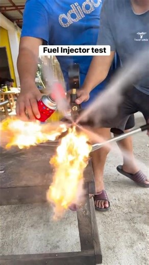 Fuel Injector test #diy #injector #shortfeed #tending