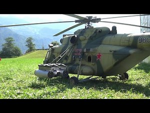 Giant RC Helicopter Mil mi 17 Scale Turbine Model
