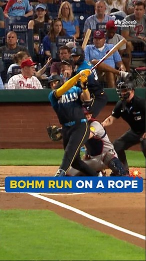 Alec Bohm rips off his 15th home run of the season off of Chris Sale