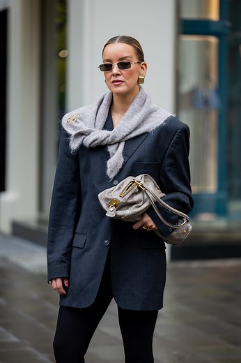 How to wear the triangle scarf trend, the stylish cold-weather must-have – plus 9 to shop now