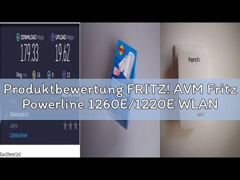 Produktbewertung FRITZ! AVM Fritz Powerline 1260E/1220E WLAN Set (WLAN-Access Point, ideal für Media