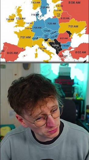 Average Morning Wake Up Time of Europeans