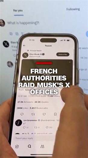 CNN on Instagram: "French law enforcement and Europol have raided the Paris office of X, formerly known as Twitter. This action appears to be part of a probe launched last year after allegations of algorithmic bias on X's data processing system including the behavior of the platform's AI chatbot, Grok. CNN's @mbellcnn reports. Read more at the link in our bio."