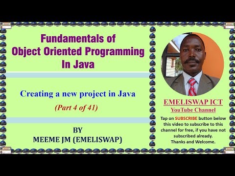 Creating a new Java Project and New Java File using Eclipse IDE