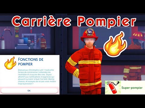 Être POMPIER dans les Sims ?? | Mod Sims 4