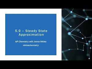 AP Chemistry 5.9 - Steady State Approximation