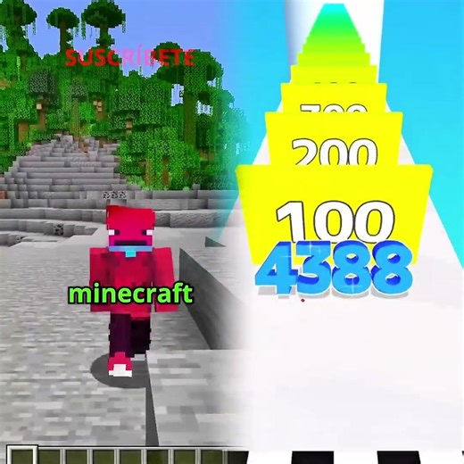 REALISTIC PHYSICS IN MINECRAFT#shorts