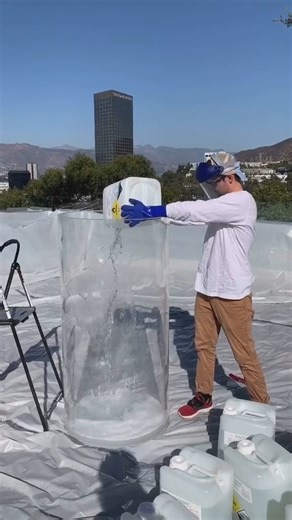World Record Elephant Toothpaste Video! Results posted Tomorrow 🤗 #science #worldrecord #elephanttoothpaste #scienceexperiment #update | Nick Uhas