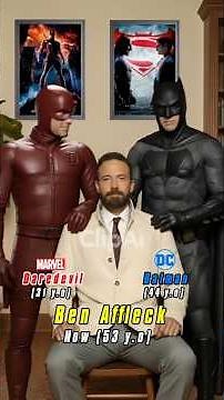 Marvel & DC Crossover Stars – Then vs Now #Superheroes #ThenAndNow #Shorts
