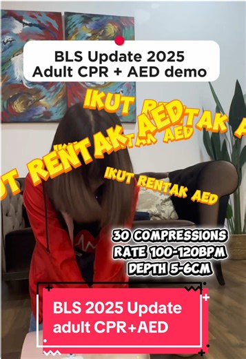 BLS 2025 Update: Adult CPR and AED Techniques