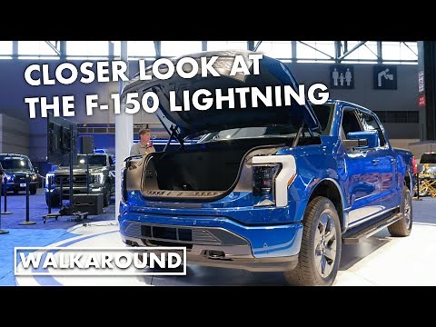 2022 Ford F-150 Lightning Front and Rear Storage and Power Features Demo