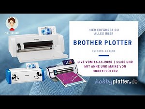Brother Schneideplotter - CM und DX Serie im Vergleich