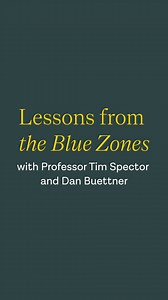 Tim Spector MSC FRCP MD FRSB OBE on Instagram: "For those of you who missed the live session, I had a fantastic conversation yesterday with @danbuettner on longevity and lessons for better health from the Blue Zones. If you had a question that we didn’t cover, do let us know in the comments below."