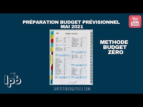 Préparer son budget avec la méthode BUDGET ZERO Mai 2021