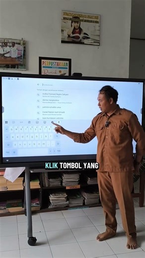 cara mudah mengecilkan keyboard qwerty di IFP