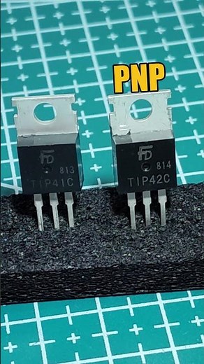 How to identify the pins of the TIP41C and TIP42C? 🛠️