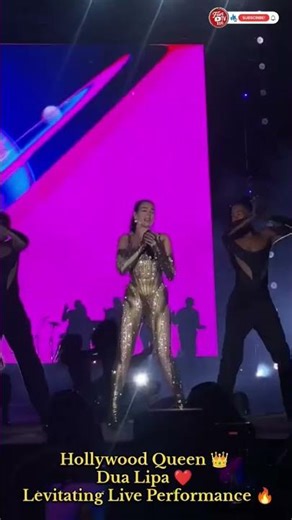 Dua Lipa ❤️ Levitating Live Performance 2025 | Must Watch 🔥 #shorts #dualipa #poprising #popband