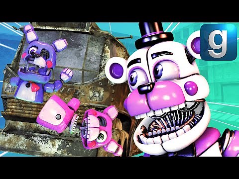 Gmod FNAF | Bon Bon And Bonnet Get Hit By A Bus!