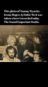 Tammy, Kenny and Dottie, with engineer, Billy Sherrill & producer, Larry Butler | Bobby Tomberlin Page
