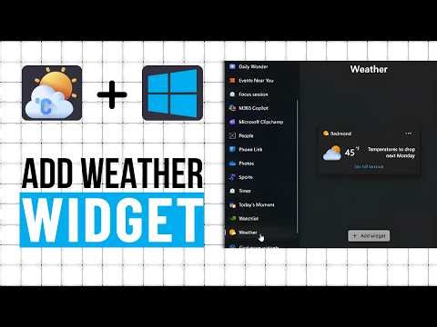 How To Add Weather Widget In Windows 11 (Step By Step)