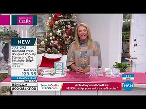 Diamond Press Bouquet PopUp Stamp and Die Set AutoShip