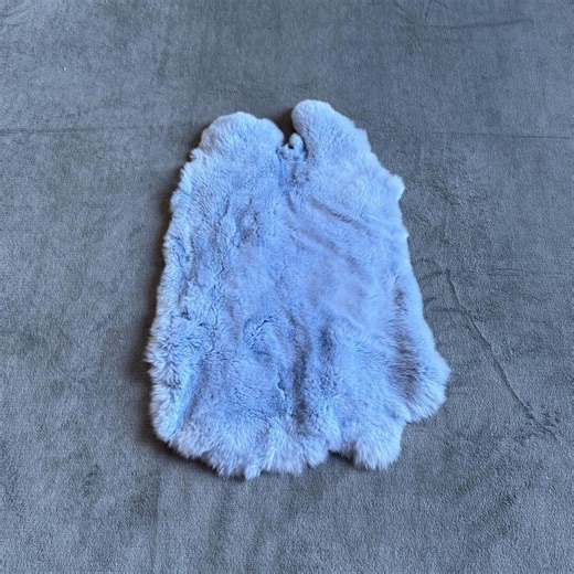 Ice Blue Rex Rabbit Fur Pelt, Soft Real Rex Rabbit Hide, Craft Supply Luxury Rabbit Skin Pelt, DIY Sewing Material, Natural Fur, Fur Fabric - Etsy