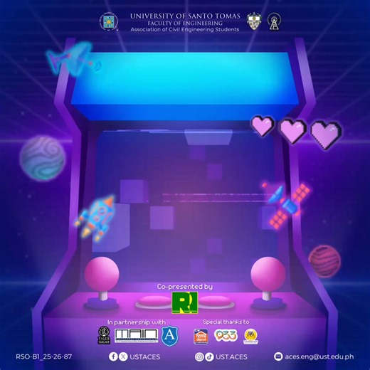🕹️ 3 DAYS TO GO 📦 Cartridge found. 🔌 Console connected. 🎮 Press Start to AdvanCE The adventure is just beginning. ⏳ 3 days before we enter the first level. 𝐂𝐨-𝐩𝐫𝐞𝐬𝐞𝐧𝐭𝐞𝐝 𝐛𝐲: Review Innovations 𝐈𝐧 𝐩𝐚𝐫𝐭𝐧𝐞𝐫𝐬𝐡𝐢𝐩 𝐰𝐢𝐭𝐡: Atsoca Learning Hub MAIN Structures Engineering Tiger Sugar 𝐒𝐩𝐞𝐜𝐢𝐚𝐥 𝐭𝐡𝐚𝐧𝐤𝐬 𝐭𝐨: CW Home Depot 933 Creatives Inc. Microcadd Institute Inc. 🖋: Airies Louis Villamor 🖌: Pauline Salvo | UST Association of Civil Engineering Students
