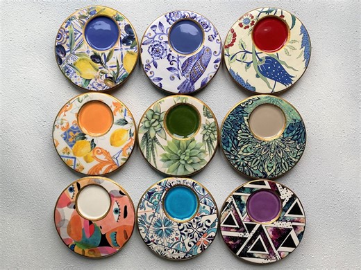 Espresso Cups Set 2.50oz, Ceramic Coffee Cup for Coffee Lovers, Italian Style Espresso Set, Unique Christmas Gift - Etsy