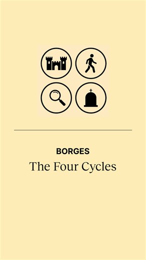 In 1972, Borges wrote an essay called The Four Cycles, where he argued that there are only four different kinds of story. Every book, every movie, and every fireside fable follows the same four narrative arcs. But more than this, every human life will follow these arcs as well. Because, after all, the stories that we tell reflect the lives that we live. These are the four stories. First, there is the siege of a city. There is Agamemnon besieging Troy, Seven Samurai defending their village from b