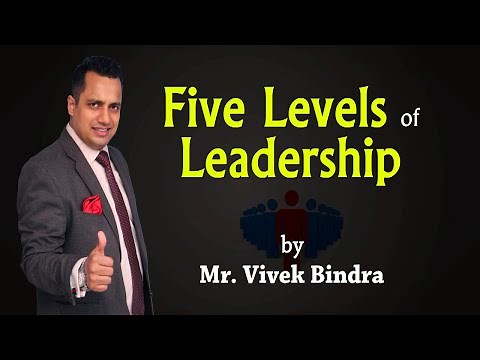Five levels of Leadership by International Motivational Speaker Mr Vivek Bindra