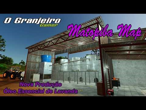 Farming Simulator 25 - Mapa Matopiba 2x Pc e Consoles - Teste da Destilaria de Óleo de Lavanda.