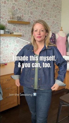 Interlude Jacket pdf sewing pattern - download and sew TODAY. Watch the full #sewingtutorial 🧵🪡