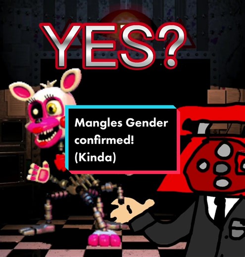 Mangles gender is yes? #fnaf #fyp #phonelad #phoneguy #mangle #fivenightsatfreddys