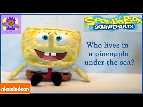 2000 Nickelodeon Talking Spongebob Squarepants Plush toy By Mattel