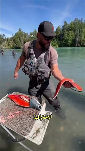 مهارة واحترافية مذهلة في تقطيع السمك 🐟🔪✨