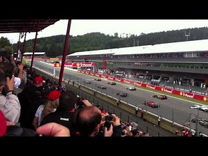Formula 1 Spa Belgian GP 2011 Start Gold 1 Grandstand