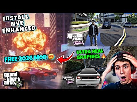How to Install Natural Vision Evolved in GTA 5 Enhanced | ULTRA Graphics Mod 2026 (FREE)