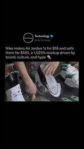 225K views · 869 reactions | Nike spends about $16 to make a pair of...