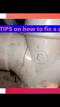 How to fix a cracked or broken storm water drain or sewer drain pipe and fittings using 2 part epoxy