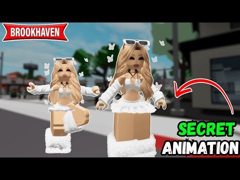 NEW!! SECRET ANIMATION PACK ID/Code (WALK, RUN, Etc) Di Brookhaven RP - Roblox
