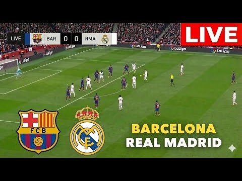 🔴LIVE: EL CLASICO | BARCELONA VS REAL MADRID | SUPER CUP FINAL | SIMULATION GAMEPLAY
