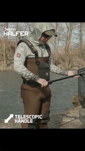 Compact & Versatile Landing Net for Big Catches 🎣