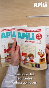 Avec le Pack DUO Apili, l'orthographe devient un moment d'apprentissage à la fois clair, motivant et ludique pour votre enfant ! Une méthode progressive et innovante : 📘 Volume 1 : Les bases de l'orthographe – sons, syllabes et mots. 📙 Volume 2 : Graphies complexes et règles essentielles. 🎁 Cahier d’entraînement offert pour une pratique autonome et régulière. Des exercices adaptés pour une mémorisation durable : 🔄 Alternance entre lecture, écriture et jeux ludiques pour renforcer l’apprentis