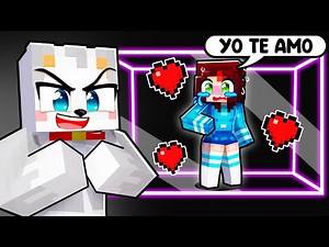 ENCERRE a Mi FAN LOCA por 24 HORAS en Minecraft 😱😥