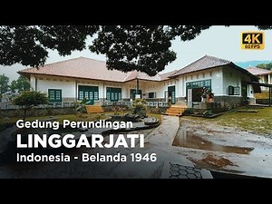 Linggarjati Negotiations Building (4K Video) Diplomatic History of Indonesia - Netherlands in 1946