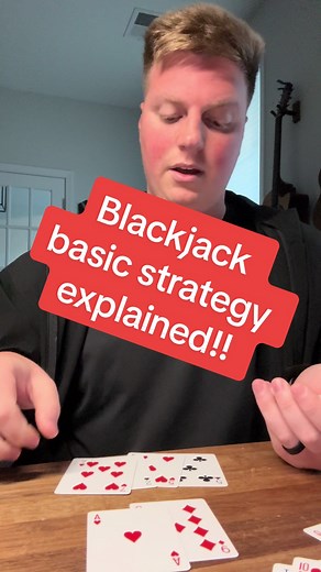 Blackjack basic strategy explained. #basicatrategy #blackjackstrategycard #countingcards #blackjack