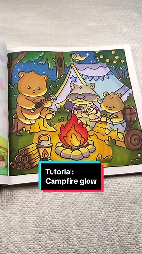 Tutorial: How to Create a Cozy Campfire Glow | Coloring Tutorial