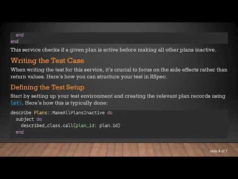 How to Effectively Test update_all Using RSpec Service Objects in Ruby on Rails