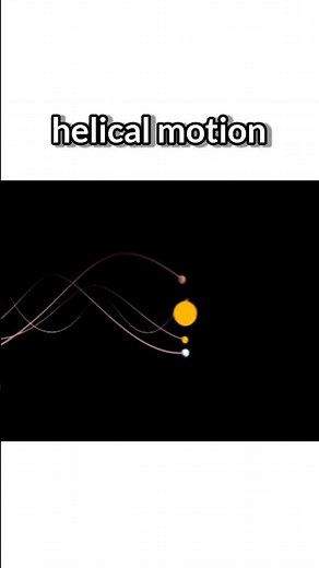 how does helical motion work in solar system#shorts #sciencefacts